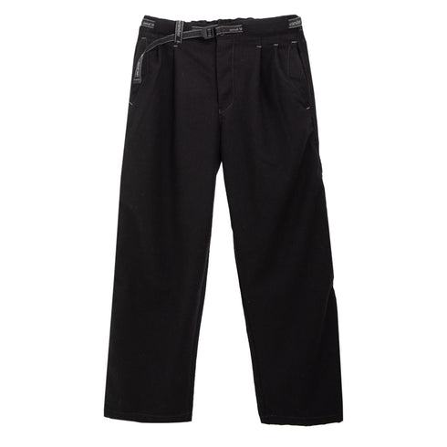 And Wander Rewool Tweed Wide Pants Black Degli Uberti